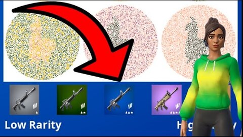 Trying To Win a Game of Fortnite While COLOR BLIND!!!