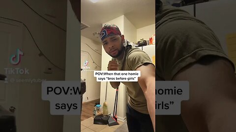 When he says homies over girls?!?! Seemlytuber react reaction funny jokes skit