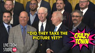 Joe Biden Can't Even Pose for a Picture Right! (Crazy Town)