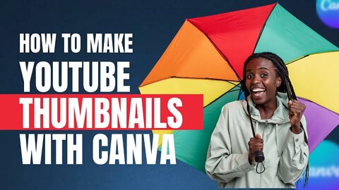 How to create Youtube Thumbnails with CANVA (Beginners Tutorials) #canvatutorial #designwithcanva