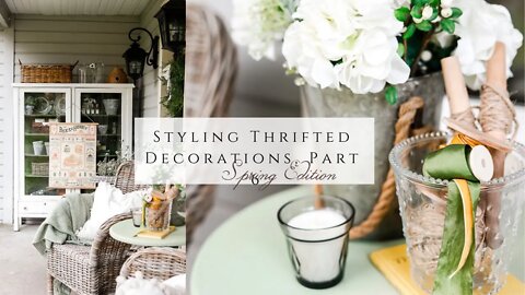 Styling Thrifted Decorations, Part 6