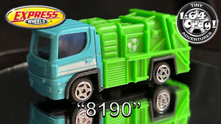“8190” Recycle Truck in Blue/Green- Model by Express Wheels