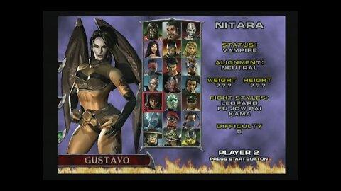 Mortal Kombat Deadly Aliance (PS2) - Nitara - Arcade Mode