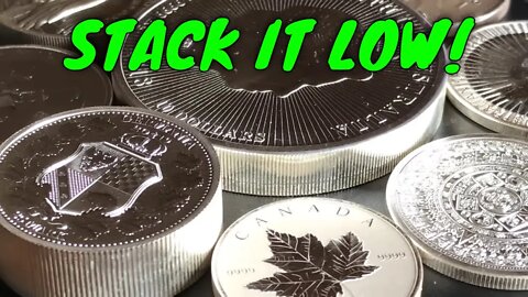 It's Okay To Stack Silver When Prices Are Low!