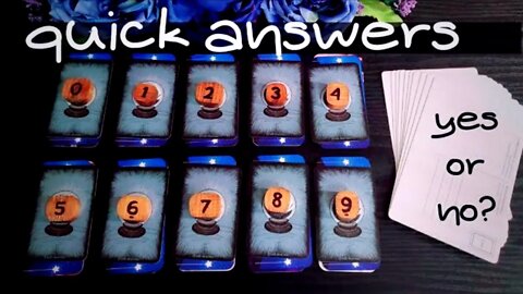 Quick Answer Yes or No Tarot Pick a Card Reading