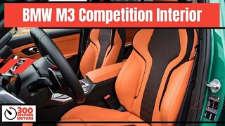 New BMW M3 COMPETITION 2022 INTERIOR - 510 hp - Twin Turbo