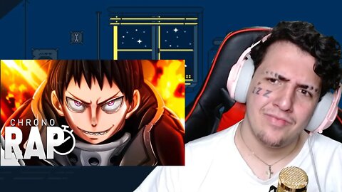 Shinra Kusakabe (Fire Force) - EU SOU UM HERÓI | Chrono (Prod.Pingu) | REACT Léo Muriel