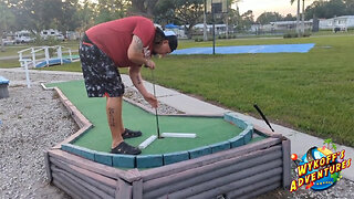 Family Mini Golf Tournament at RV Resort