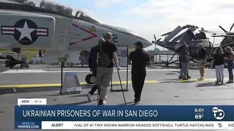 Ukrainian prisoners of war visit San Diego raising awareness