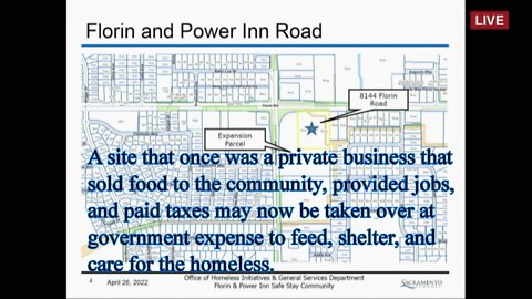 100 tiny homes shelter, Florin area, Sacramento County Board of Supervisors meeting April 26, 2022