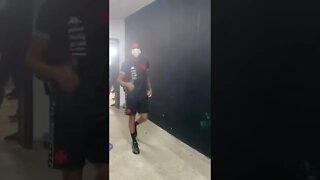 Vasco chegando ao Engenhão para enfrentar o Flamengo
