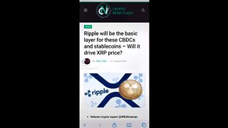 RIPPLE XRP AND CBDC’s