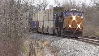 CSX I137 Intermodal Train from Creston, Ohio April 7, 2023