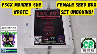 2023 Spring Grow - Prairie State Genetix Murder She Wrote Female Seed Box Set Unboxing!!