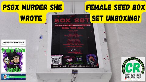 2023 Spring Grow - Prairie State Genetix Murder She Wrote Female Seed Box Set Unboxing!!