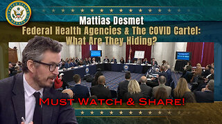 Mattias Desmet - Federal Health Agencies & The COVID Cartel: What Are They Hiding?