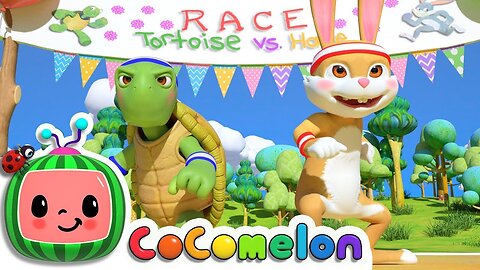 The Tortoise and the Hare | Melon Kids Fun | Nursery Rhymes | Kids Cartoon Songs 2023