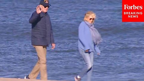 Reporter Yells At Biden About US Hostages Taken By Hamas As He Walks Delaware Beach With First Lady