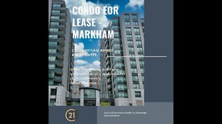 1 Bedroom + Den Luxury Condo For Lease In Markham