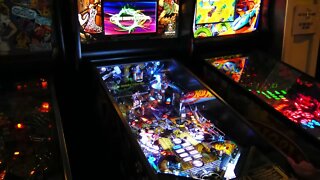 Playing Legends Of Valhalla Pinball In The Dark