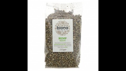 BIONA Organic Hemp Seeds, 250 GR