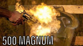 500 magnum- Getting Shot at Point Blank Range