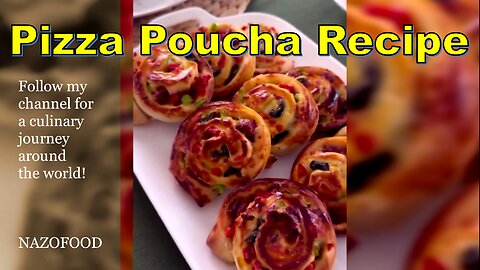 Pizza Poucha Pleasure: Pocket-Sized Delight- پیتزا پواچا خانگی #PizzaPoucha #HomemadePizza