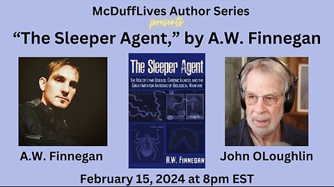 Live with Adam Finnegan, author, "The Sleeper Agent" 021524