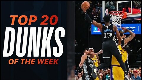 NBA's Top 20 Dunks of Week 20 | 2022-23 Season