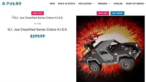 HASLAB GI JOE CLASSIFIED COBRA HISS - Cobra H.I.S.S