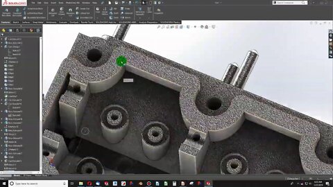 Cylinder Head Time Lapse in SolidWorks |JOKO ENGINEERING|