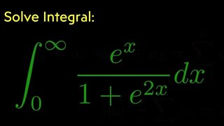 Integral of e^x/(1+e^{2x})