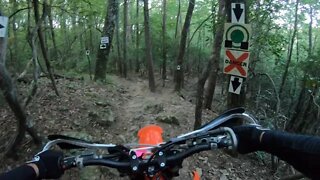 Brushy Mountain Motor Sports Park, Enduro Trail Stage 1 Taking the Difficult Section - Part 1