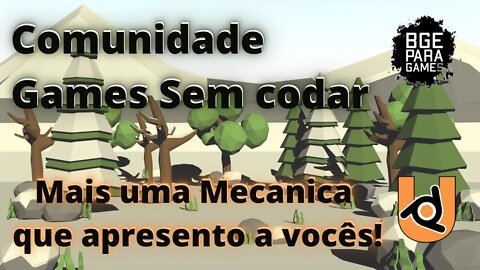 [UPBGE] COMUNIDADE GAMES SEM CODAR - ANIMAÇÃO JESSIE E VAMPCUBES!