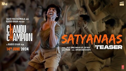 Chandu Champion: Satyanaas (Teaser) Kartik Aaryan | Pritam | Sajid Nadiadwala | Kabir Khan