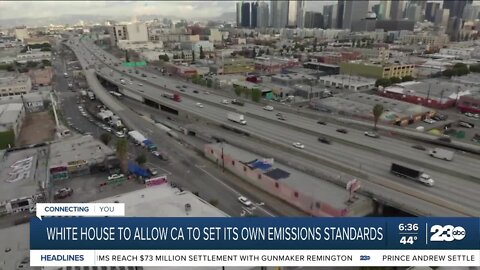 White House to allow California to set its own emissions standards