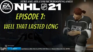 NHL 21 Be a Pro Episode 7: Well That Lasted Long