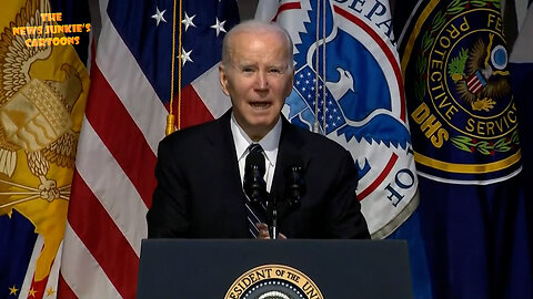 Biden to the members of the Department of Homeland Security: "The American people know you're there, but they have no idea just how many of you there are."