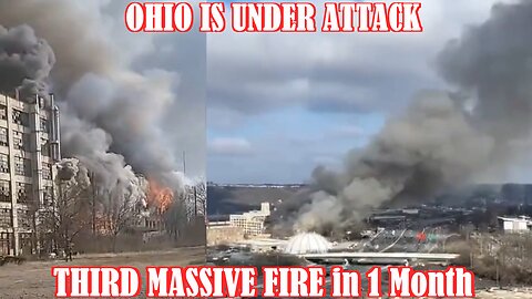 OHIO IS UNDER ATTACK-ANOTHER MASSIVE FIRE in Cincinnati