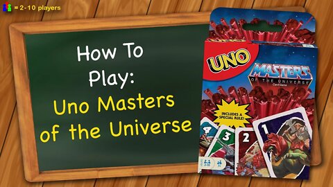 How to play Uno Masters of the Universe