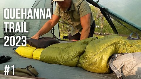 Solo Tent Camping On The Quehanna Trail Spring 2023 Part 1
