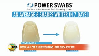 Power Swabs for a beautiful bright white smile