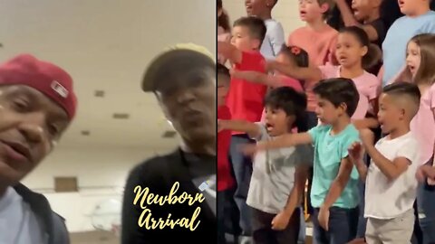 Peter Gunz & Amina Buddafly Attend Daughter Cori's School Play Together! 🎶
