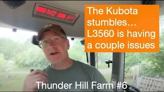 Thunder Hill Farm #7 - The Kubota stumbles... L3560 is having a couple issues. And, blueberries!