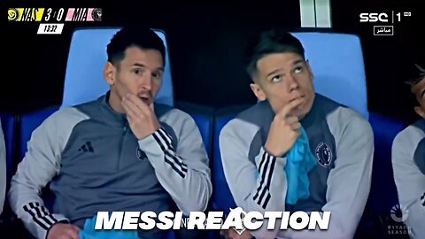 Messi Reaction against Ronaldo 😱😱