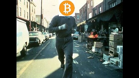 Bitcoin run. Bull run with Rocky.