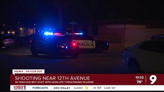 14-year-old hospitalized after shooting