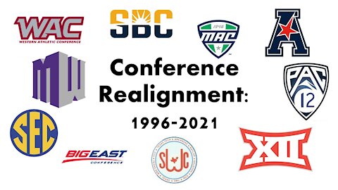 College Football Realignment: 1996-2021 - Every MOVE, Every TEAM, Every YEAR