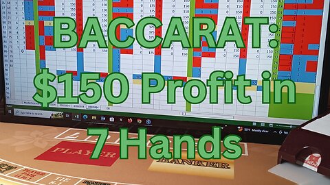 Baccarat Play 01072024: 3 Strategies, 2 Bankroll Management Each. Baccarat Research