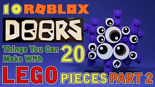 10 Roblox Doors things you can make with 20 Lego pieces Part 2